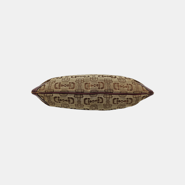 Monogram Canvas Top Handle Bag Brown