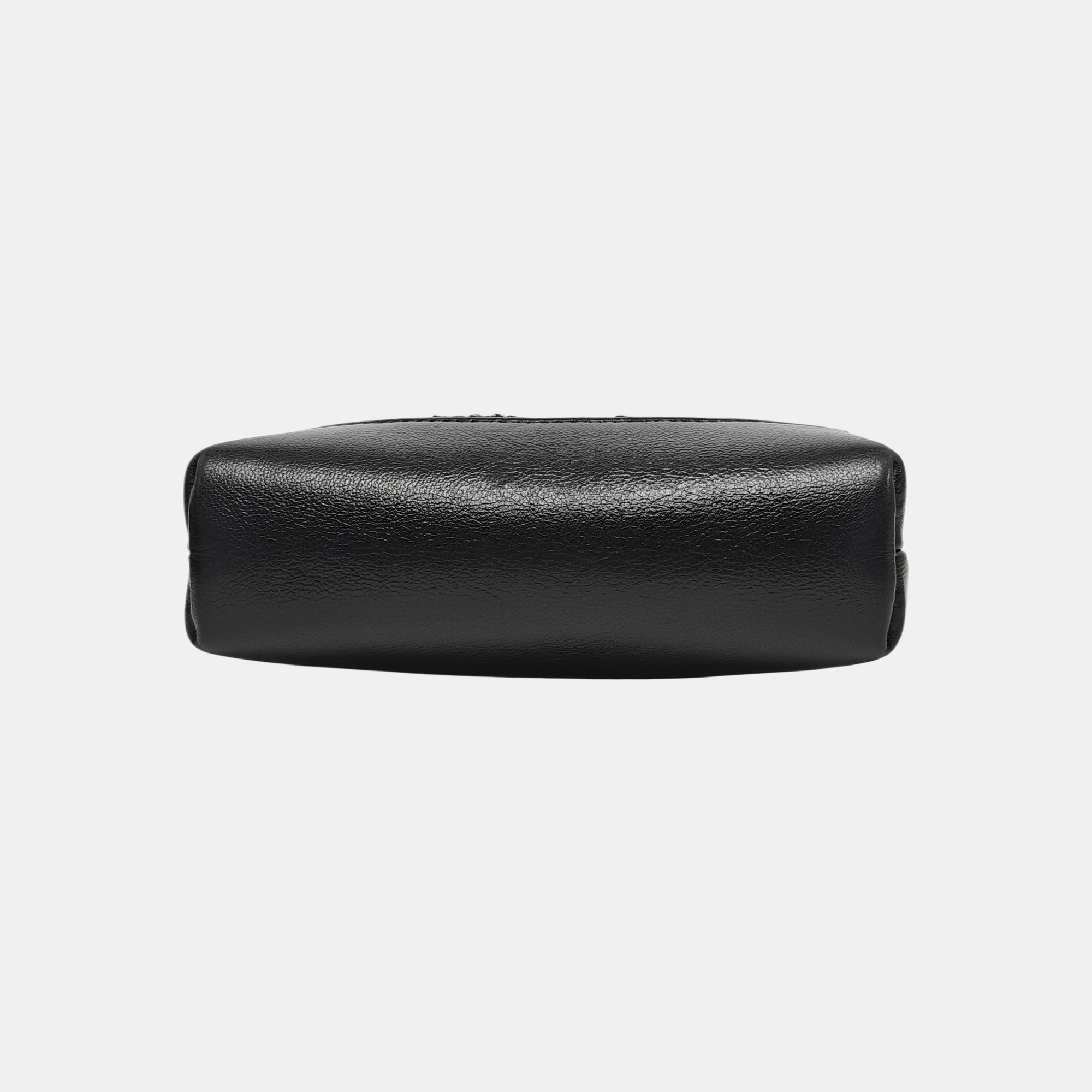 CHANEL 31 Quilted Wool Black