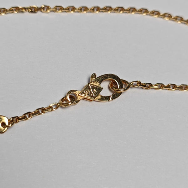 Vintage Alhambra 18k Gold Necklace
