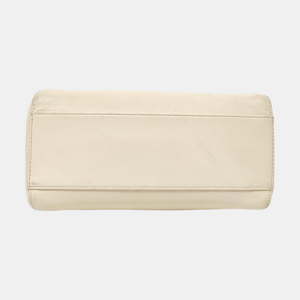 Peekaboo Mini Calfskin White