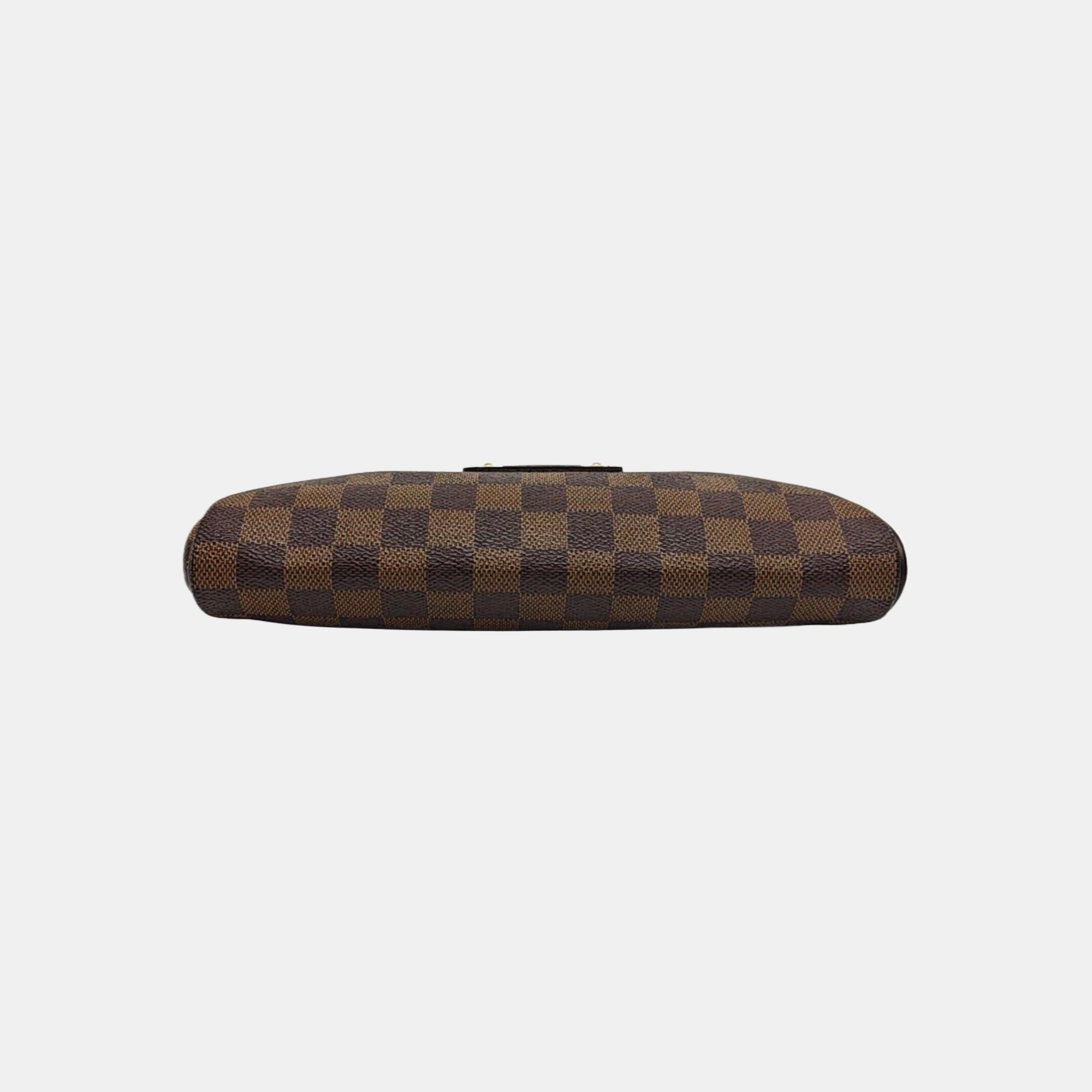 EVA Damier Ebene Coated Canvas Brown