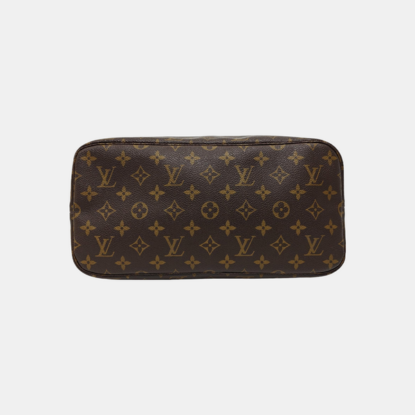 NEVERFULL MM Monogram Coated Canvas Brown
