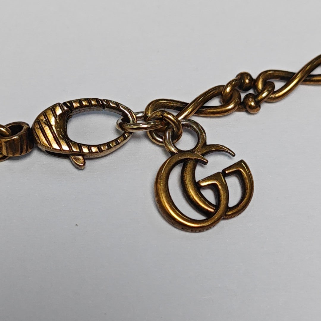 Gucci Garden Crystal Gold Necklace
