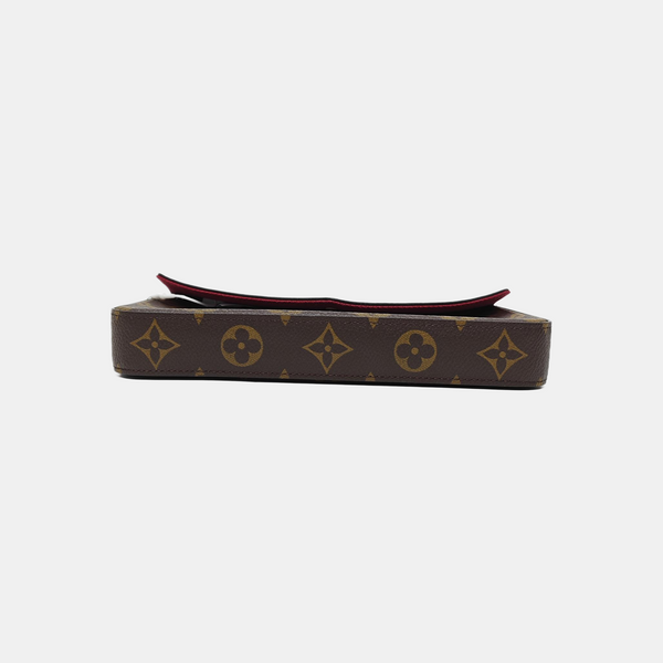 FÉLICIE Monogram Coated Canvas Brown