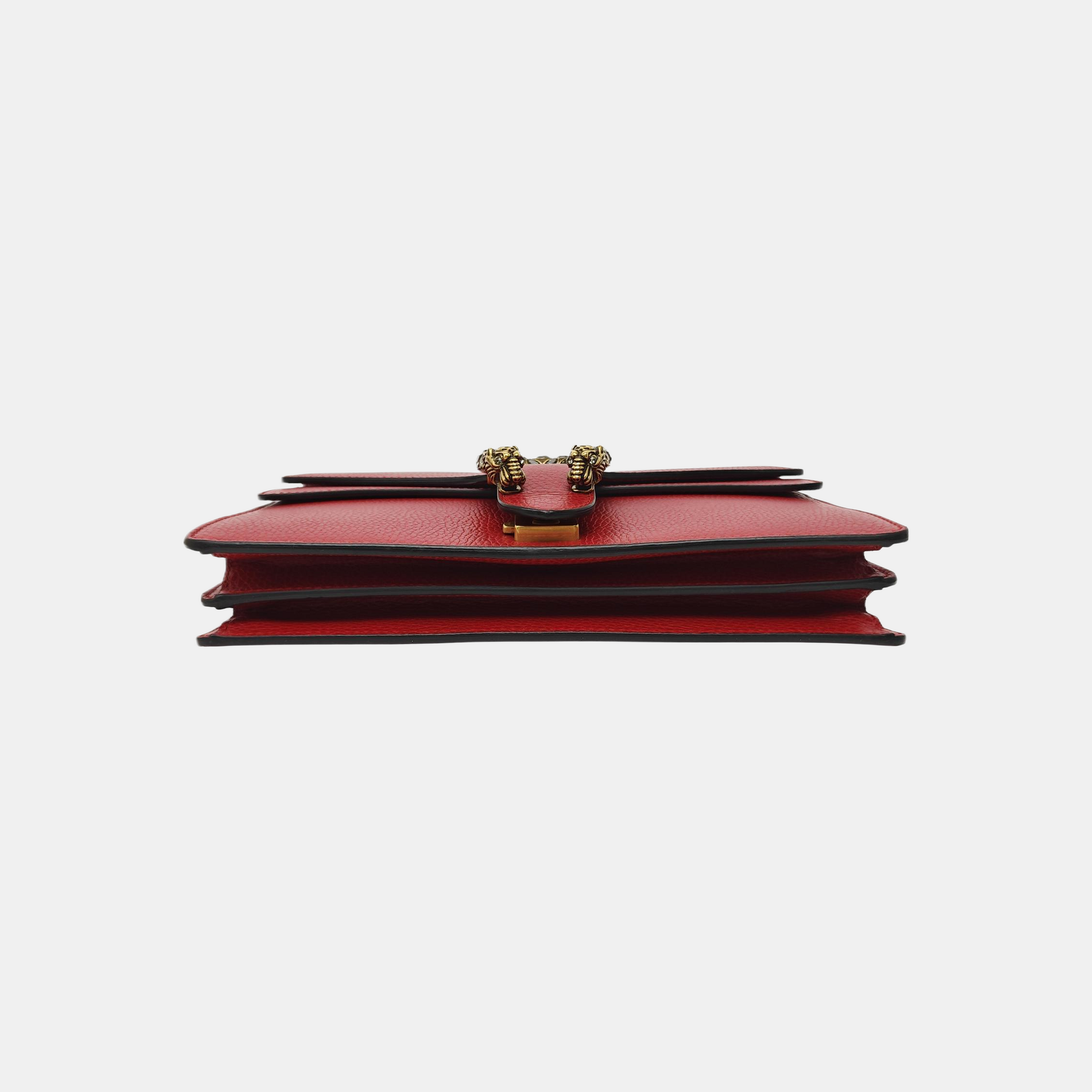 Dionysus Medium Calfskin Red