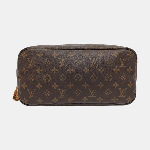 NEVERFULL MM Monogram Coated Canvas Brown