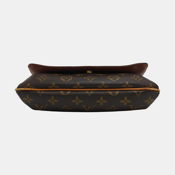 MUSETTE TANGO Monogram Coated Canvas Brown