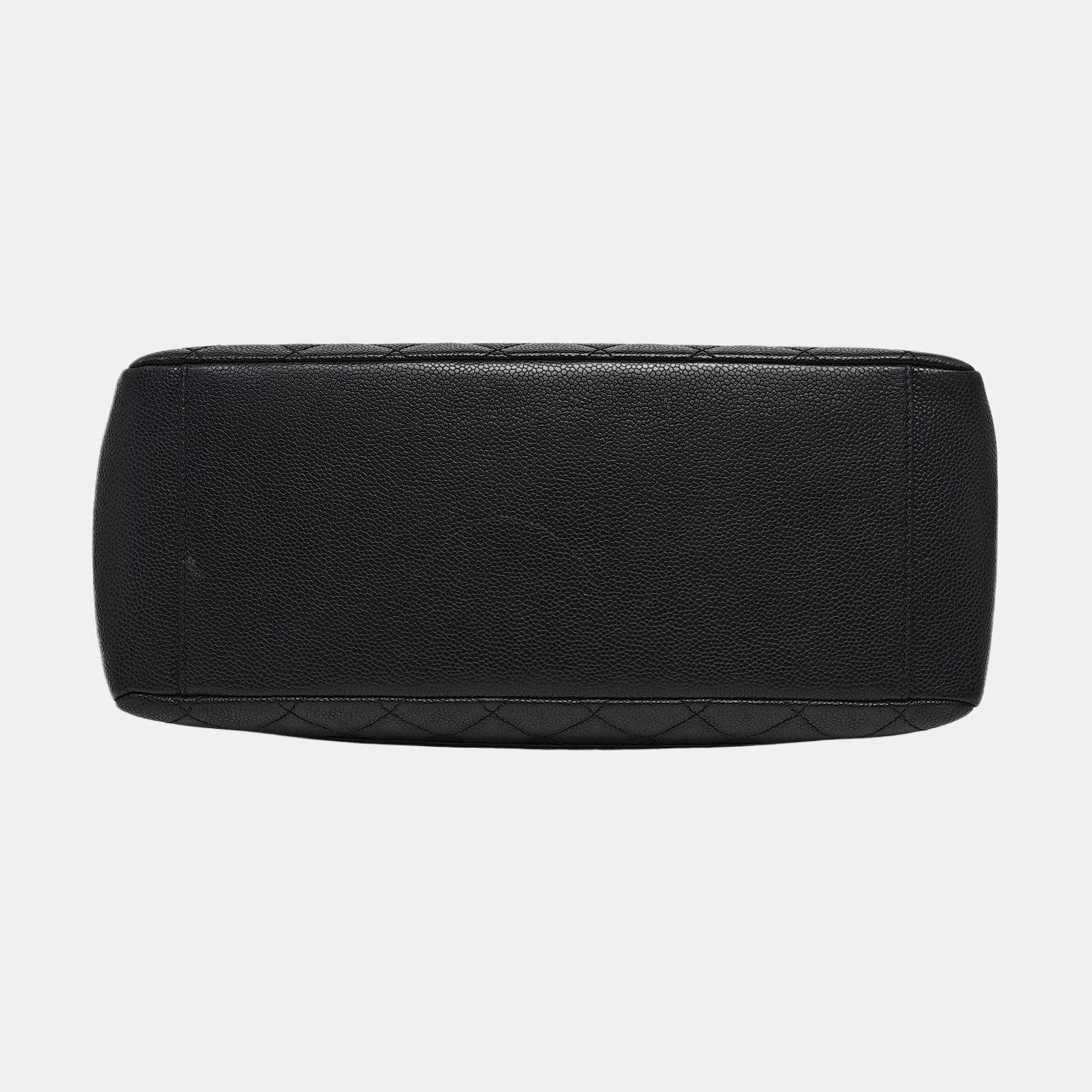 Chanel GST Large en Piel de Becerro Granulada Acolchada Negra