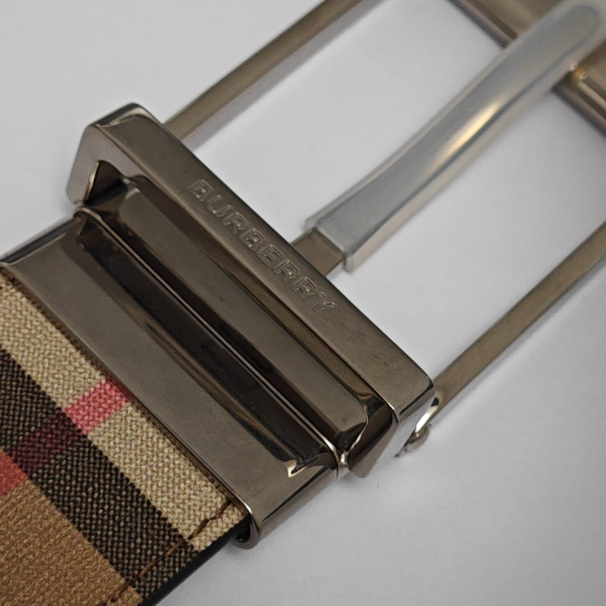 Coated Canvas Belt Beige