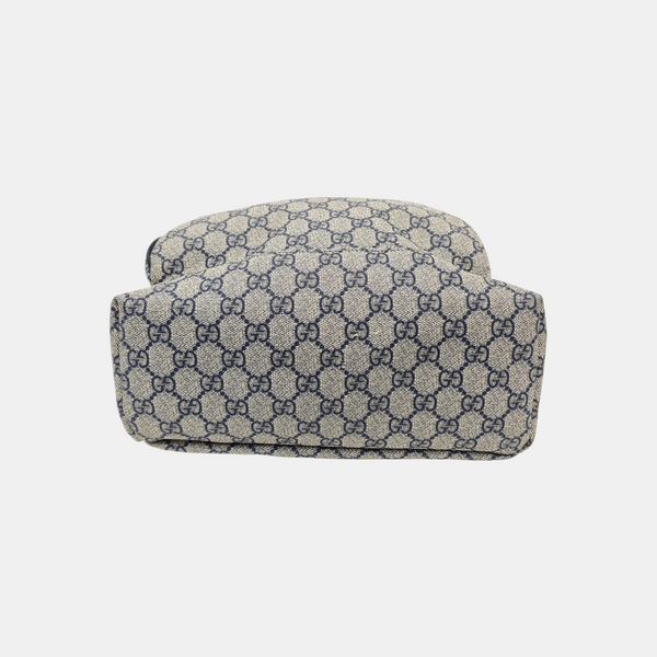 Monogram Coated Canvas Backpack Black