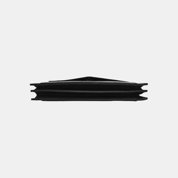 Quilted Lambskin Shoulder Bag Black