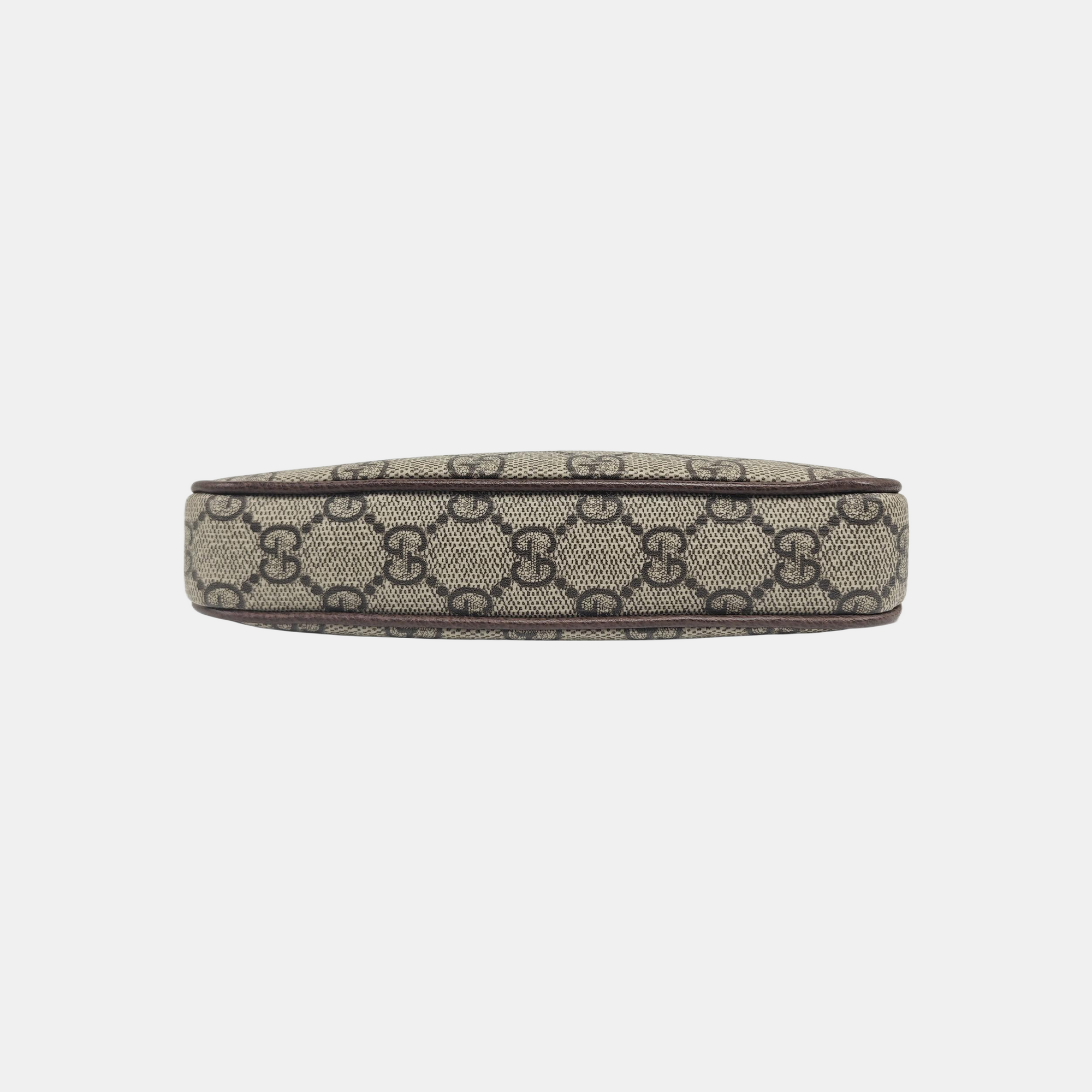 Ophidia Mini Monogram Coated Canvas Beige