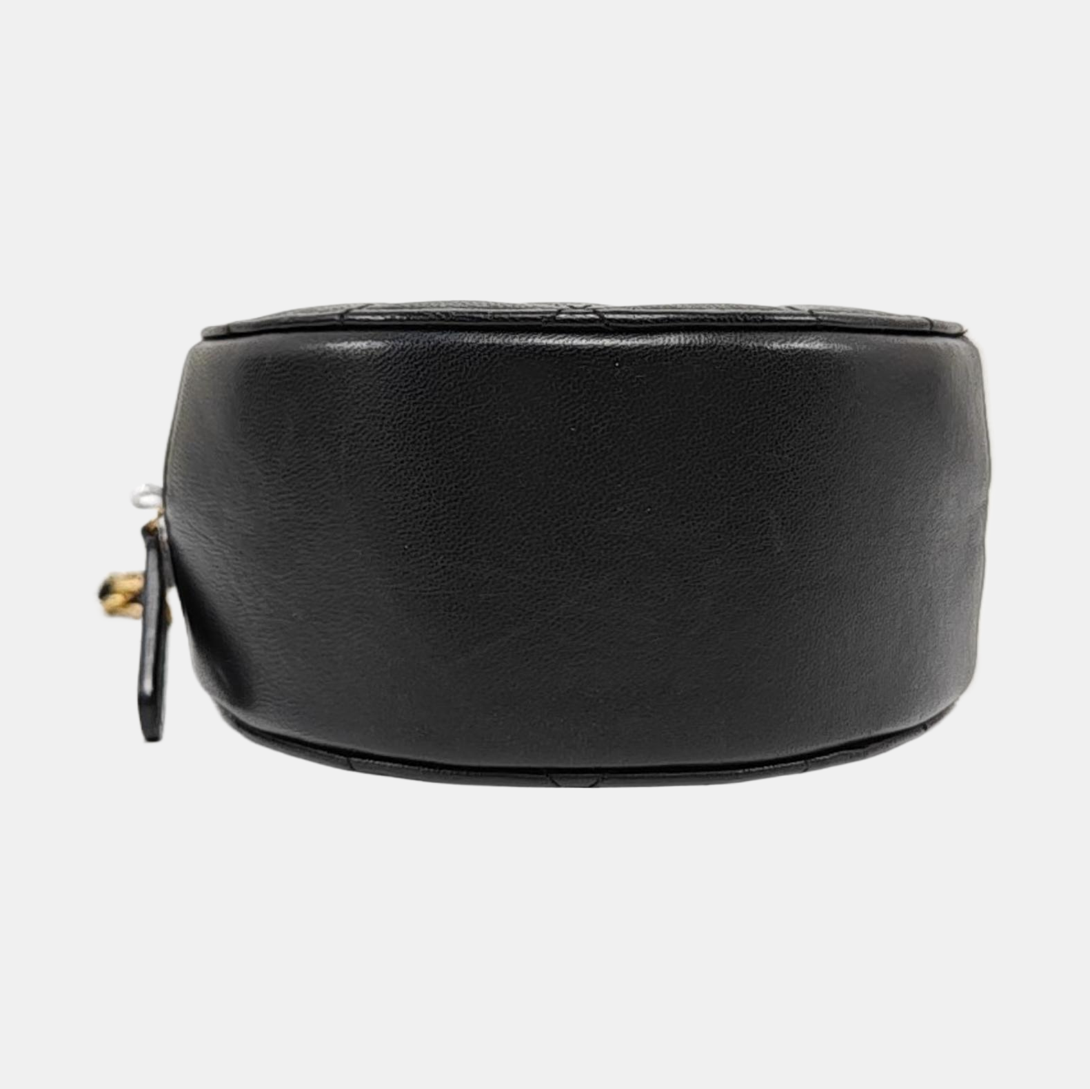 ROUND Mini Quilted Lambskin Black
