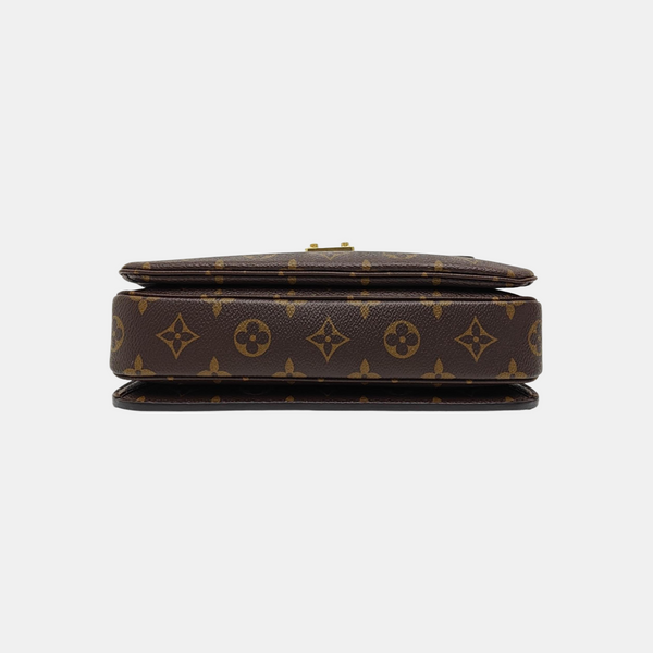 MÉTIS MM Monogram Coated Canvas Brown