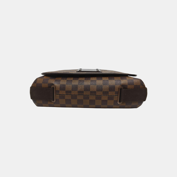 BROOKLYN Damier Ebene Coated Canvas Brown