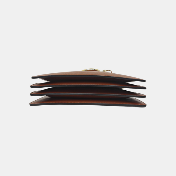 Faye Small Calfskin Brown