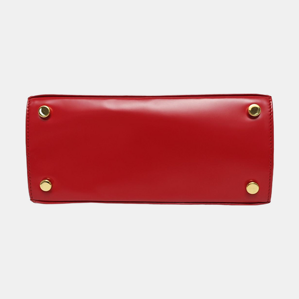 Kelly Small Calfskin Red