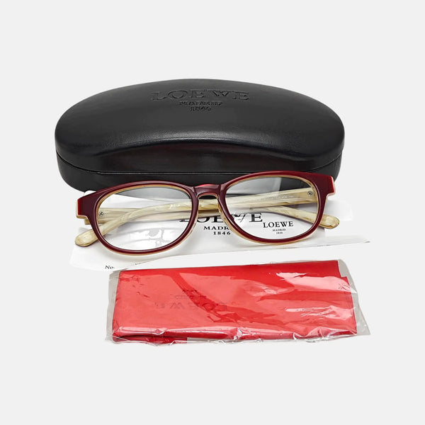 Synthetic Eyeglasses Red