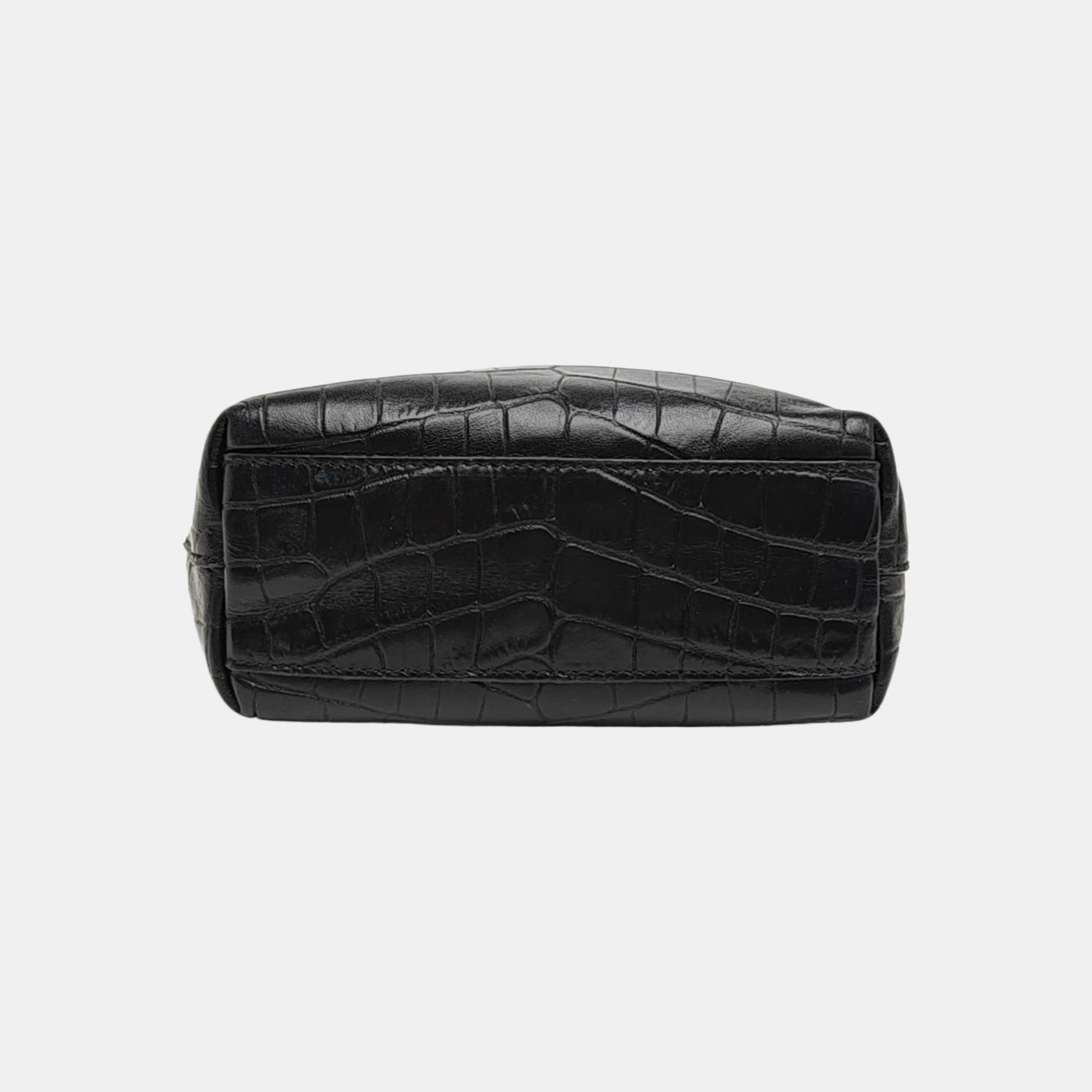 Calfskin Shoulder Bag Black