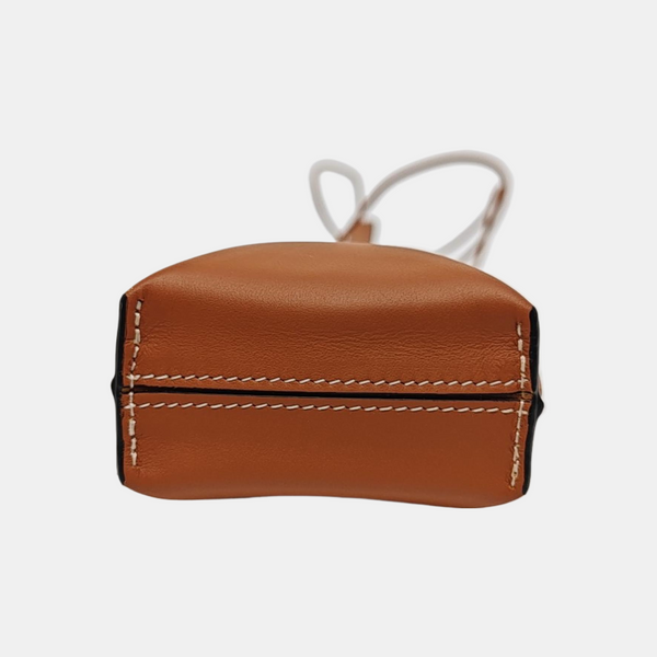 Calfskin Crossbody Bag Brown