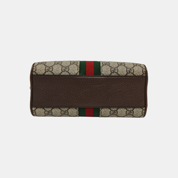 Ophidia Mini Monogram Coated Canvas Beige