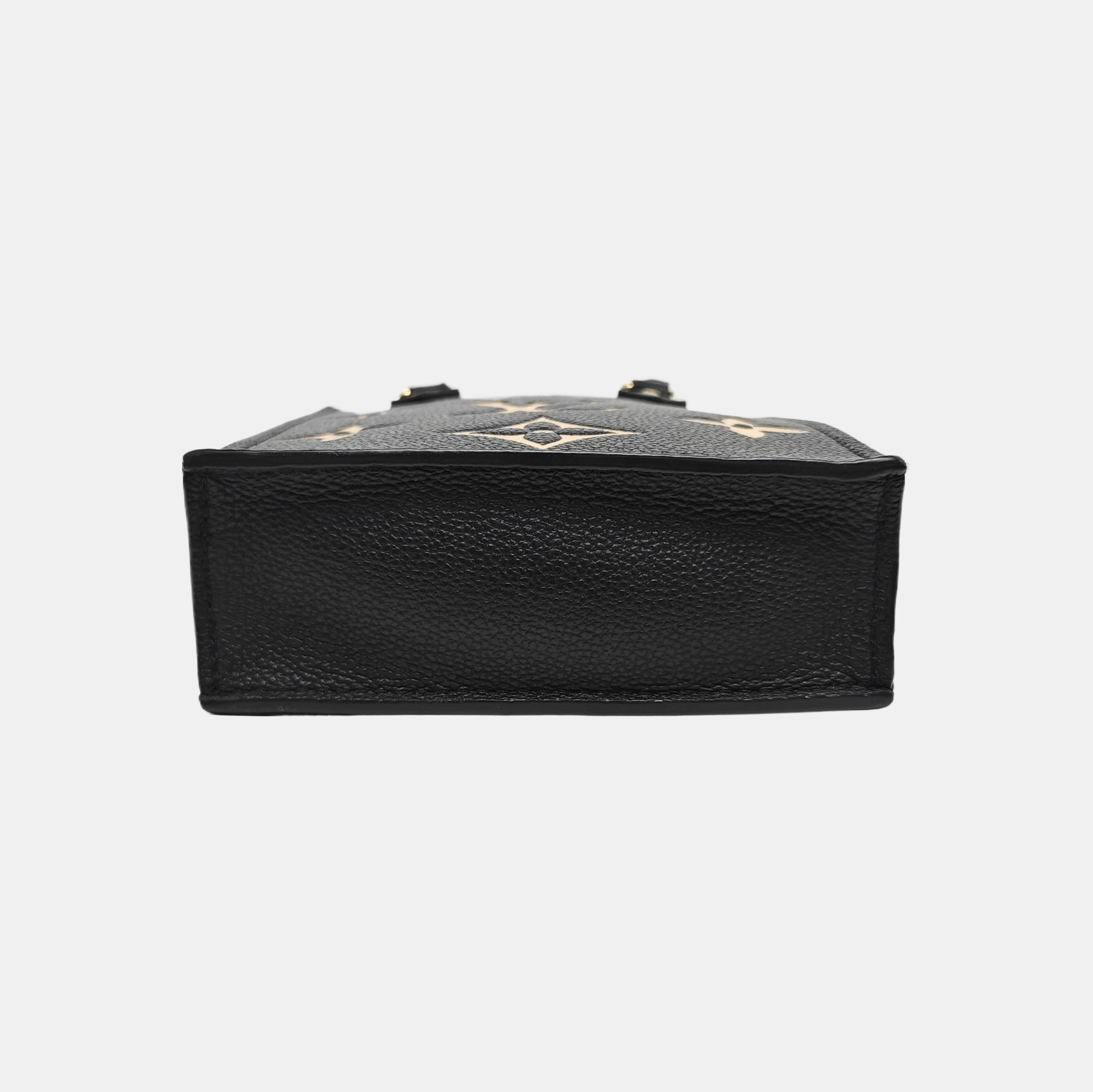SAC PLAT Mini Monogram Calfskin Black