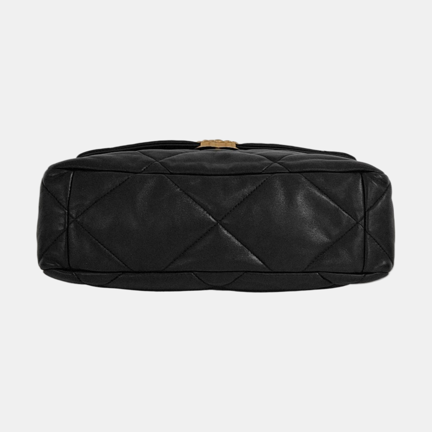 CHANEL 19 Large Quilted Lambskin Black