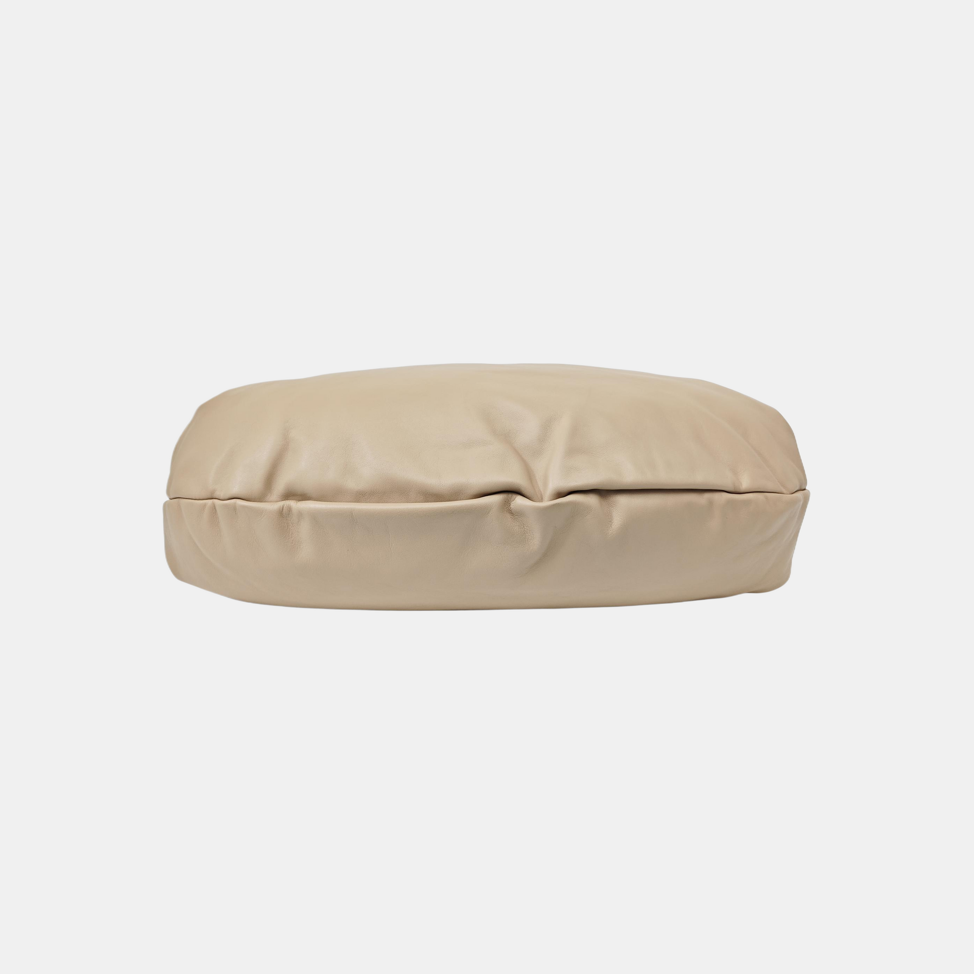 Calfskin Shoulder Bag Beige