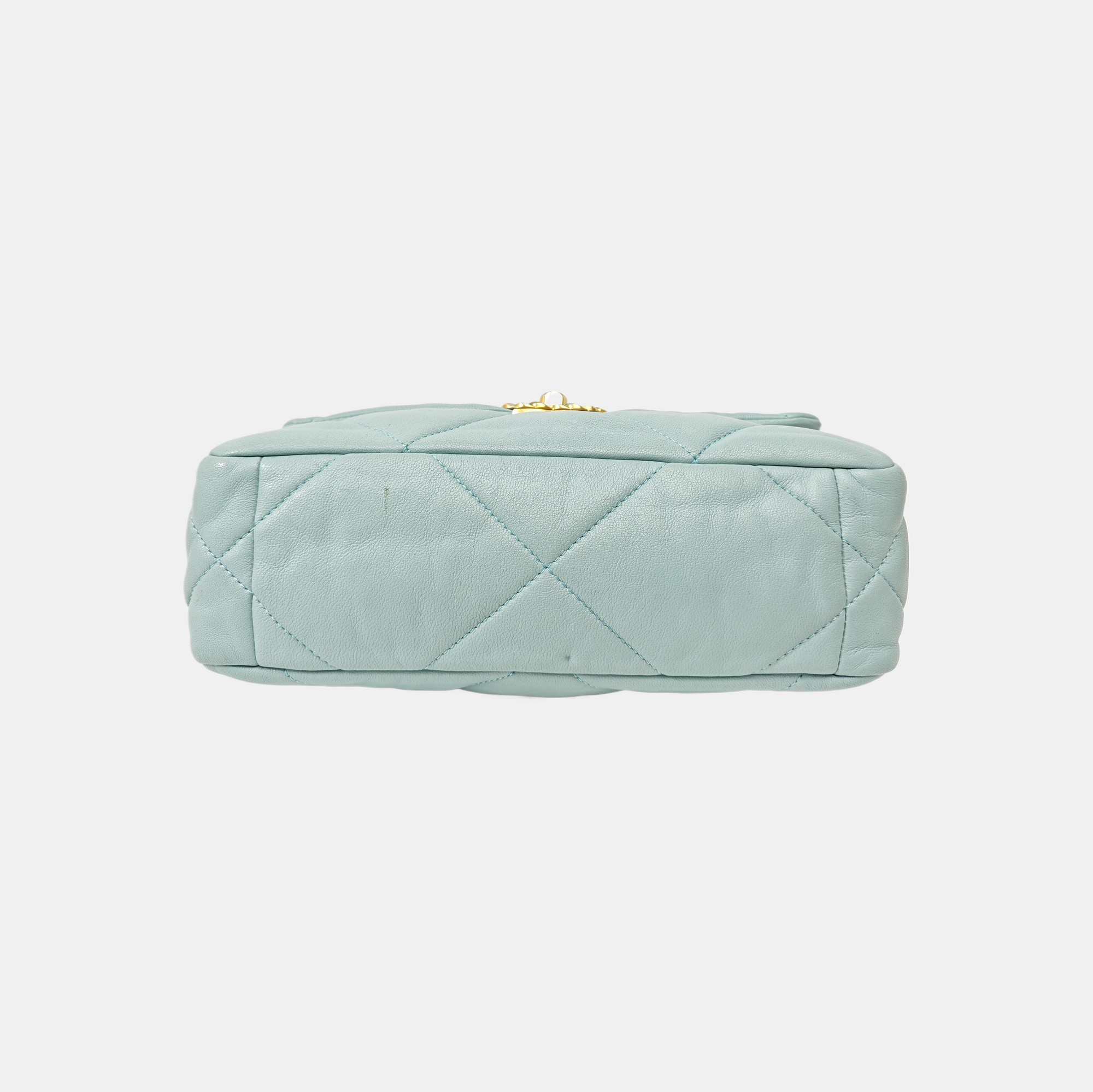 CHANEL 19 Small Quilted Lambskin Blue