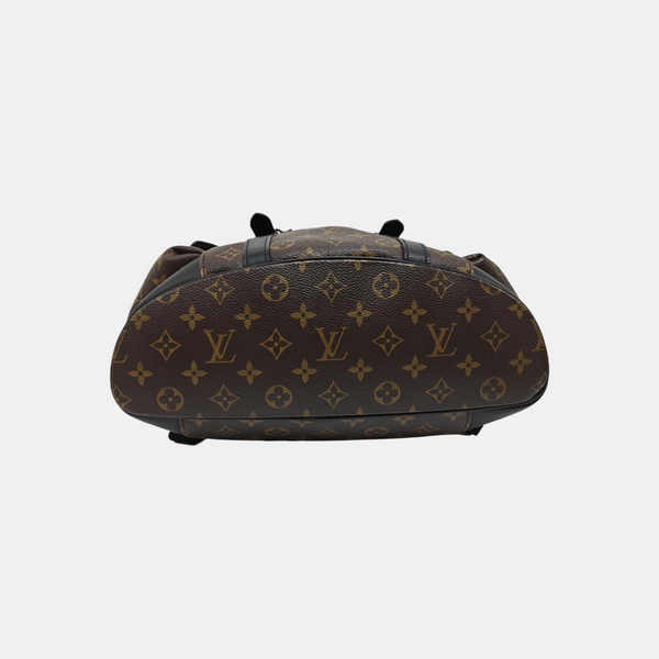 CHRISTOPHER MM Monogram Coated Canvas Brown
