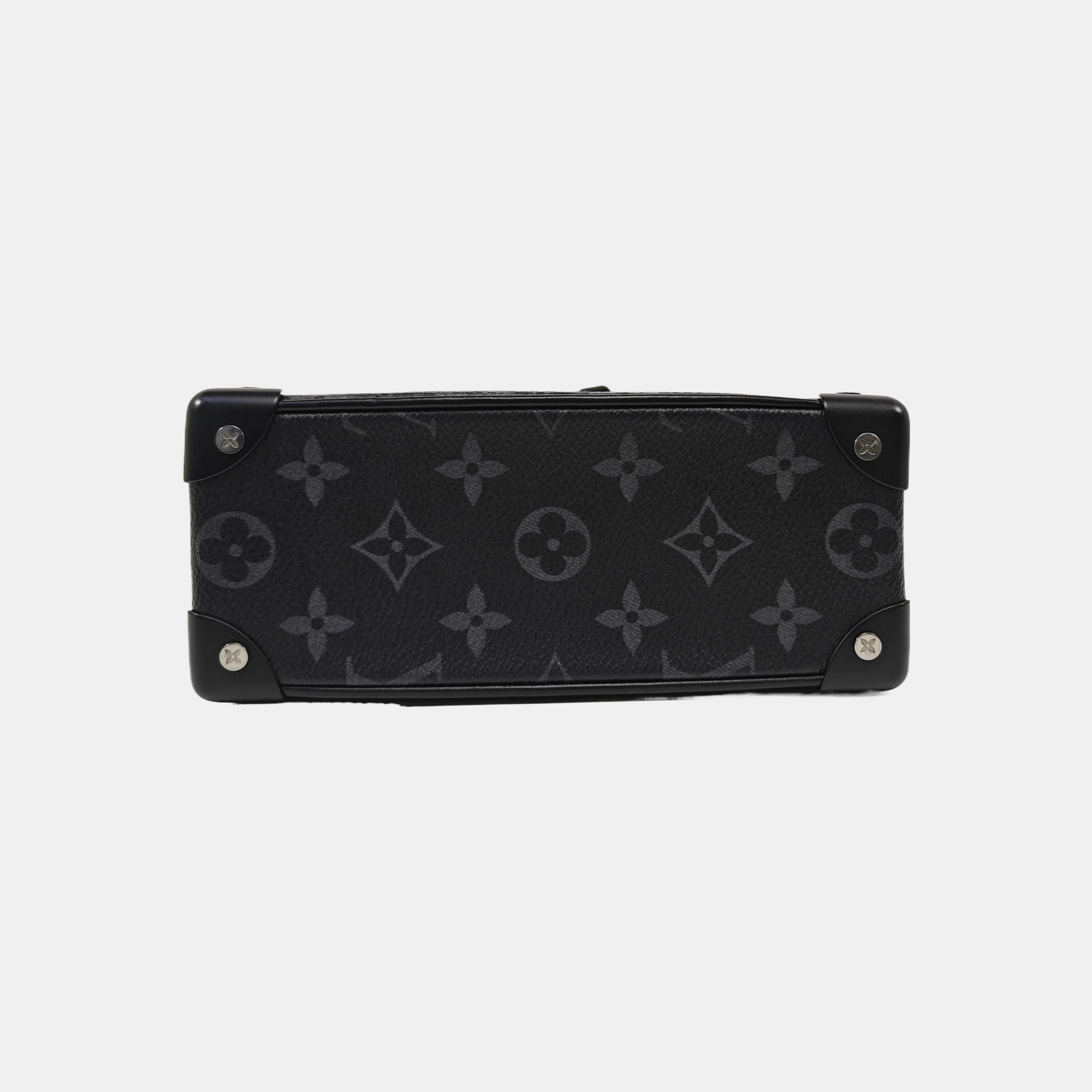 SOFT TRUNK Mini Monogram Coated Canvas Black