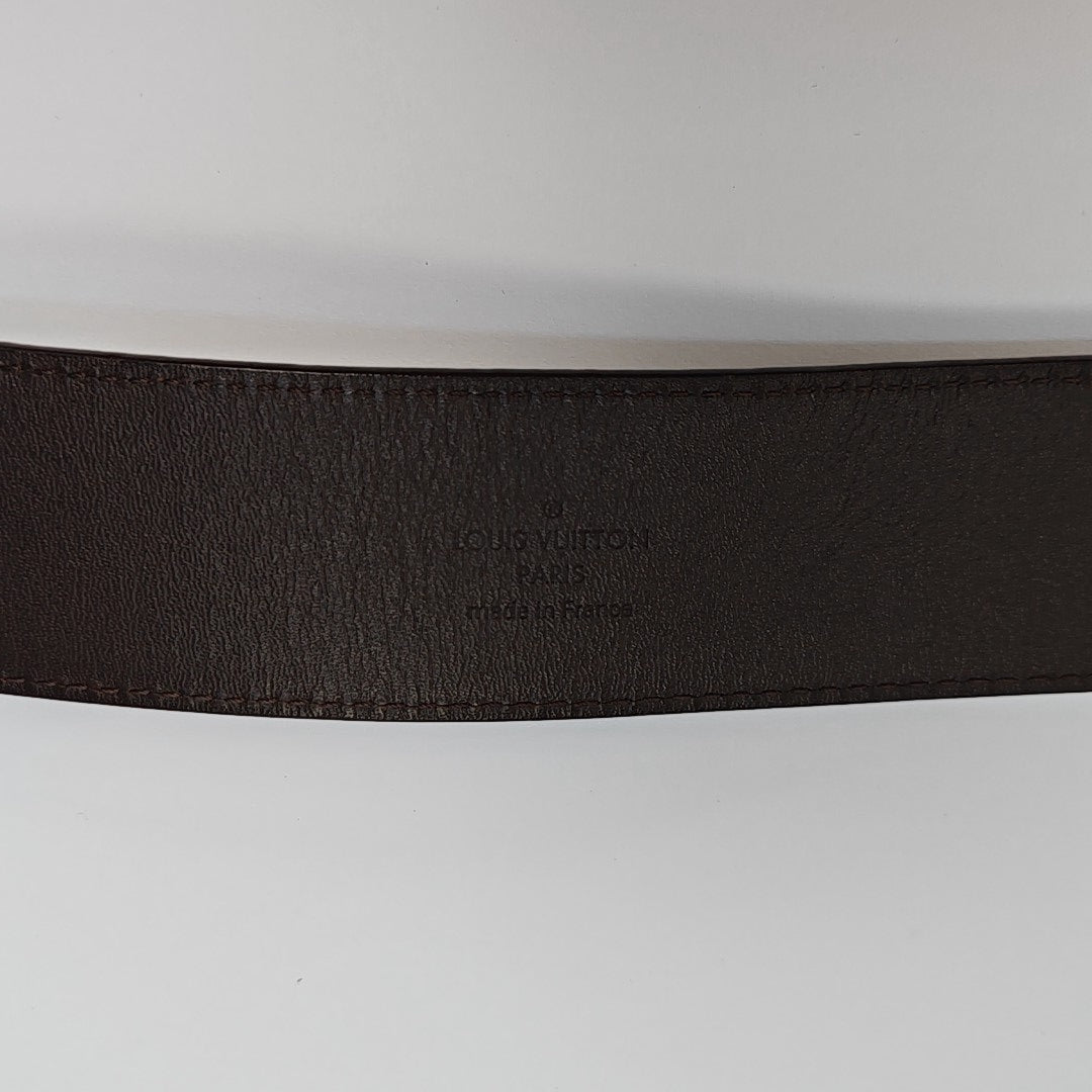 Coated Canvas Belt Brown