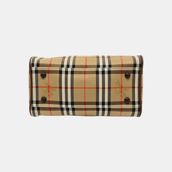 Canvas Top Handle Bag Beige