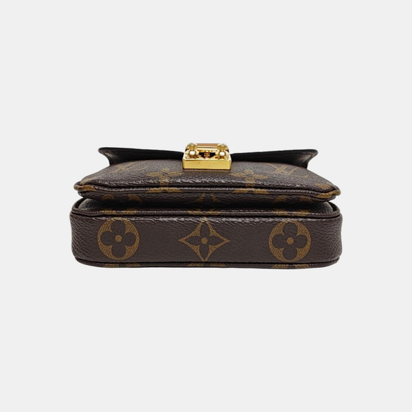 MÉTIS Micro Monogram Coated Canvas Brown