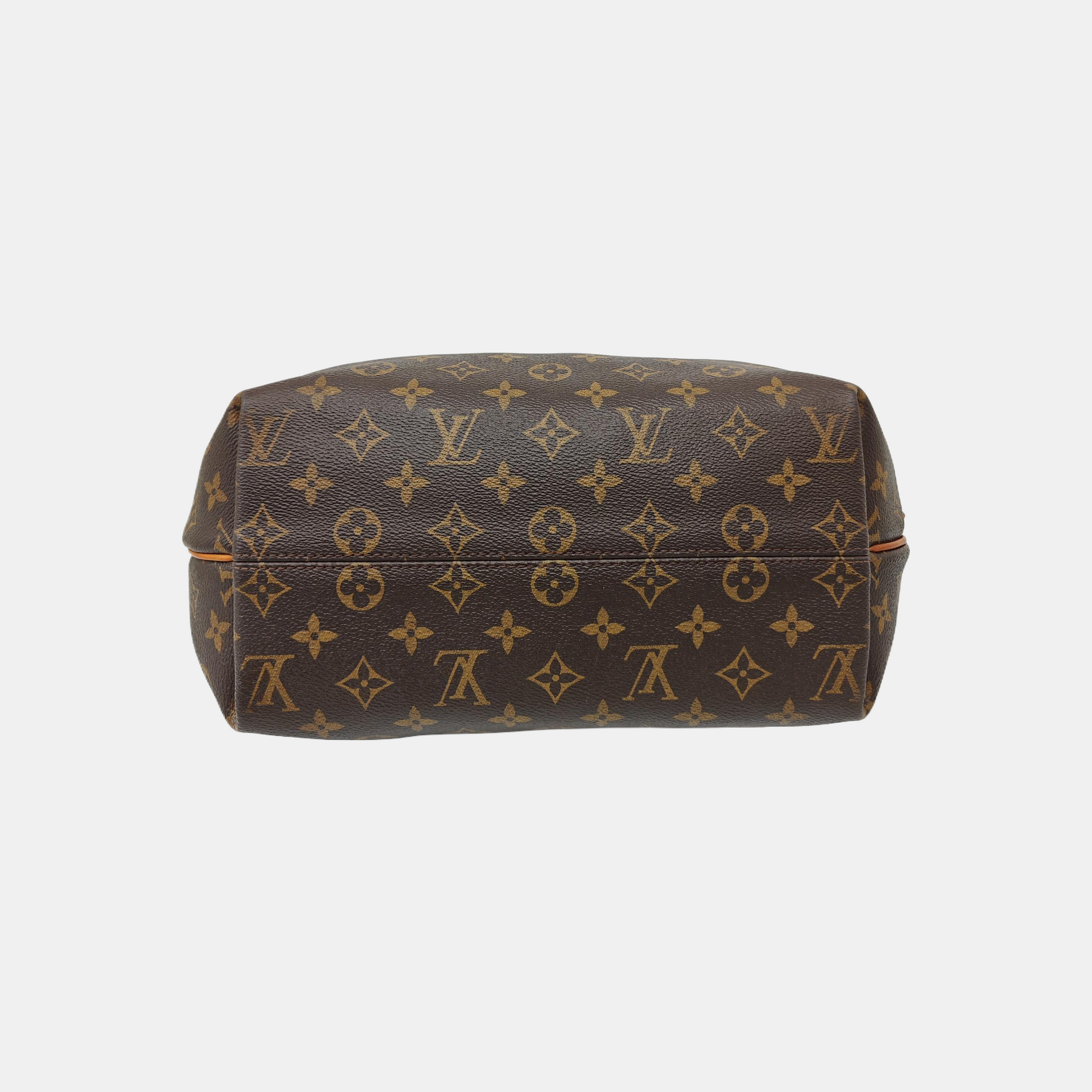 TURENNE MM Monogram Coated Canvas Brown
