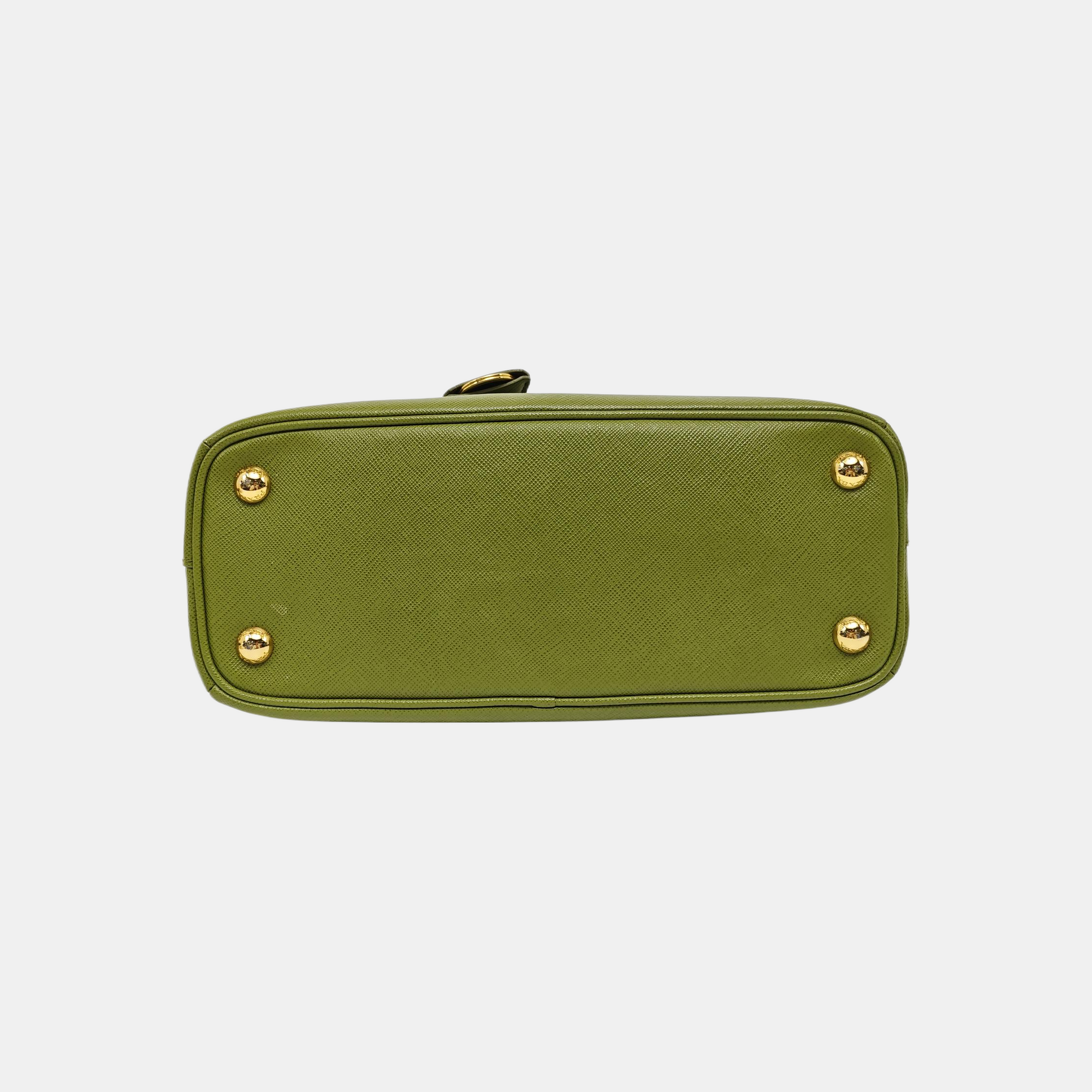 Galleria Small Saffiano Calfskin Green