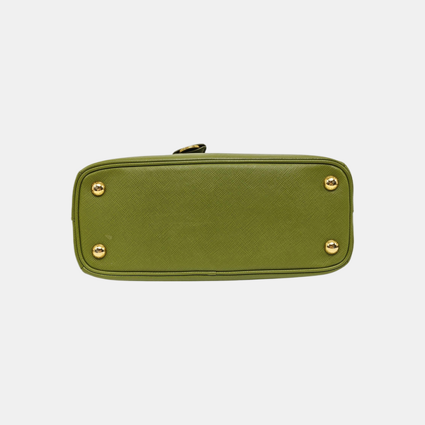 Galleria Small Saffiano Calfskin Green