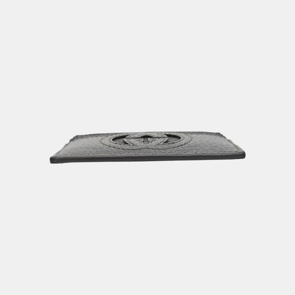 Monogram Coated Canvas Card Holder Black