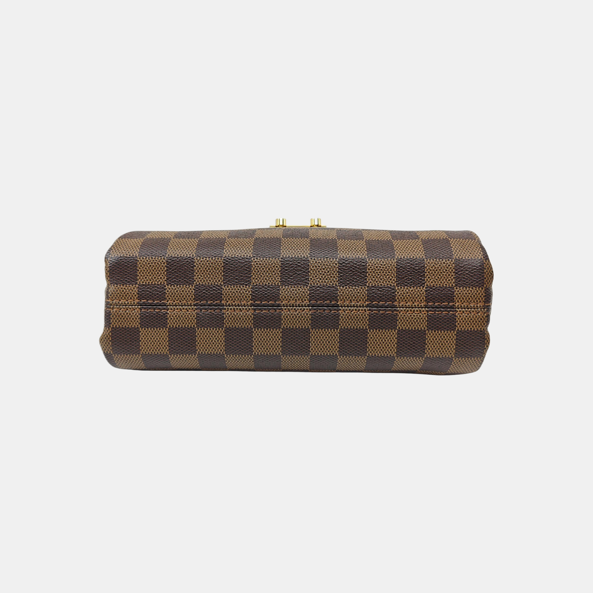 CROISETTE Damier Ebene Coated Canvas Brown
