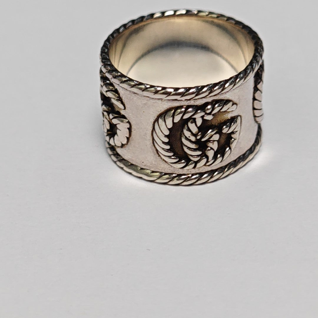 GG Running 925 Sterling Silver Ring HK 15
