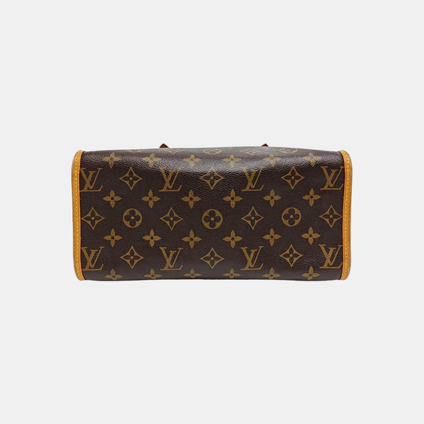 POPINCOURT Monogram Coated Canvas Brown