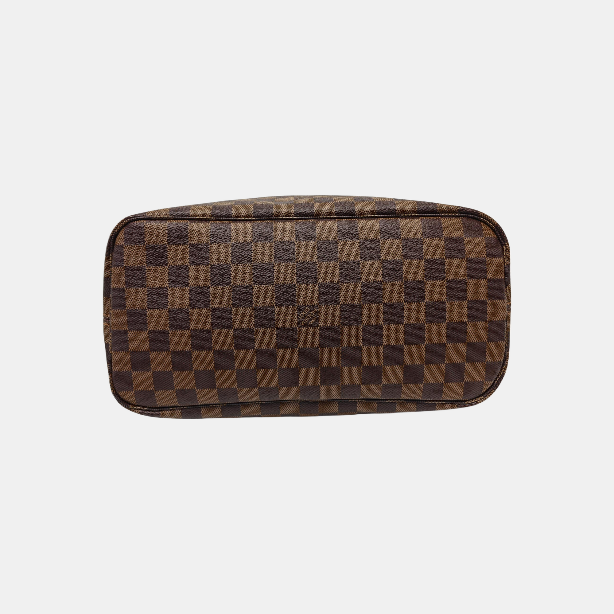 NEVERFULL MM Damier Ebene Coated Canvas Brown