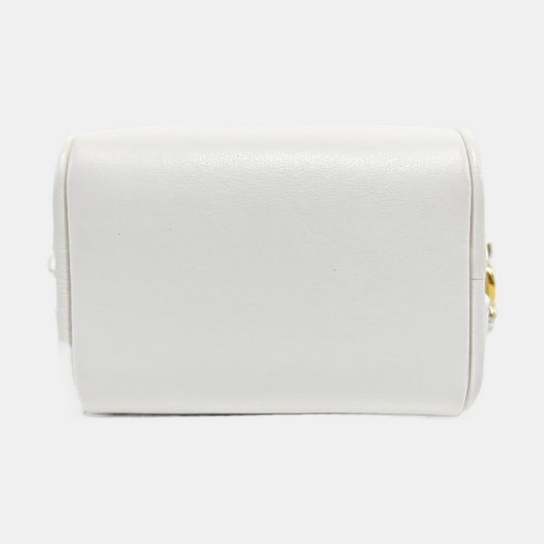 Cube Mini Calfskin White