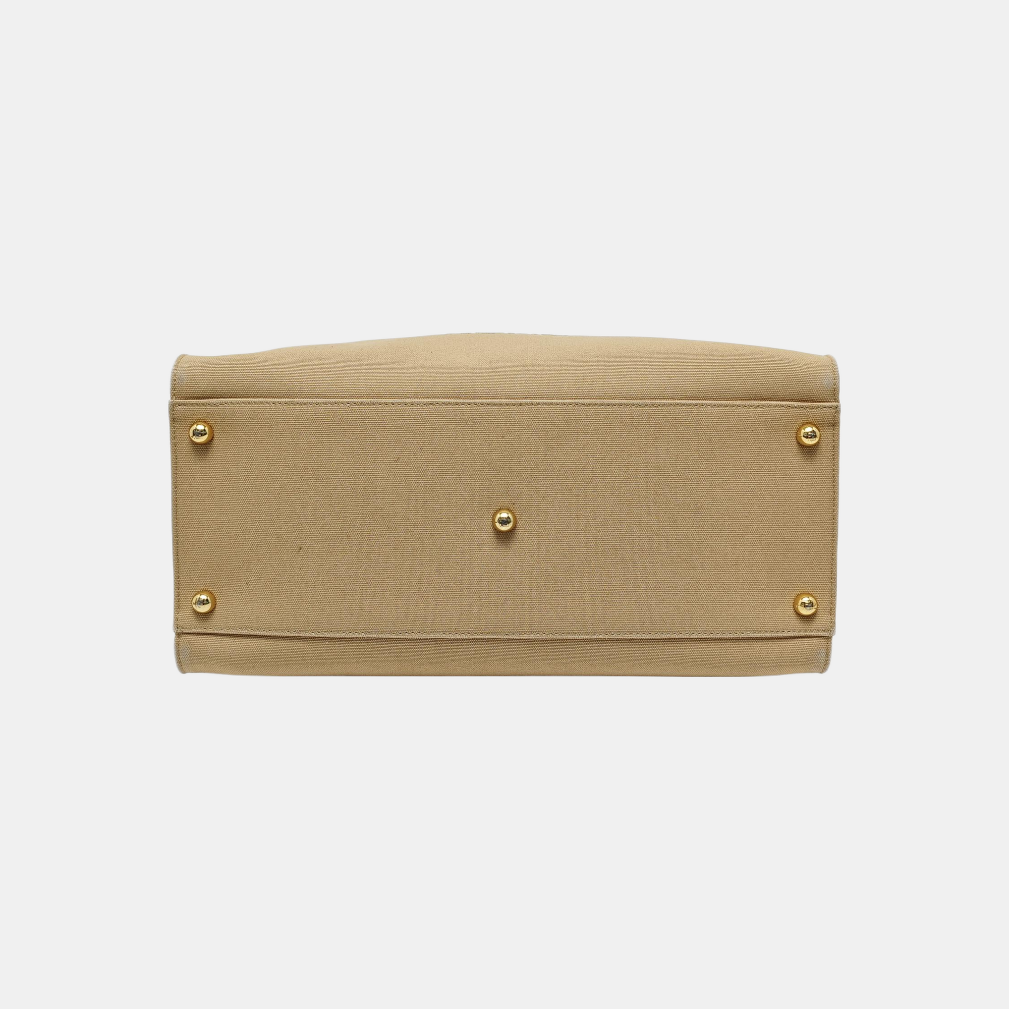 Authenticated pre-owned  Sunshine Medium Canvas Beige - Tote Bag at Looply