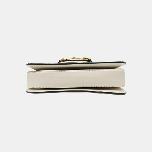 Horsebit 1955 Small Monogram Coated Canvas Beige