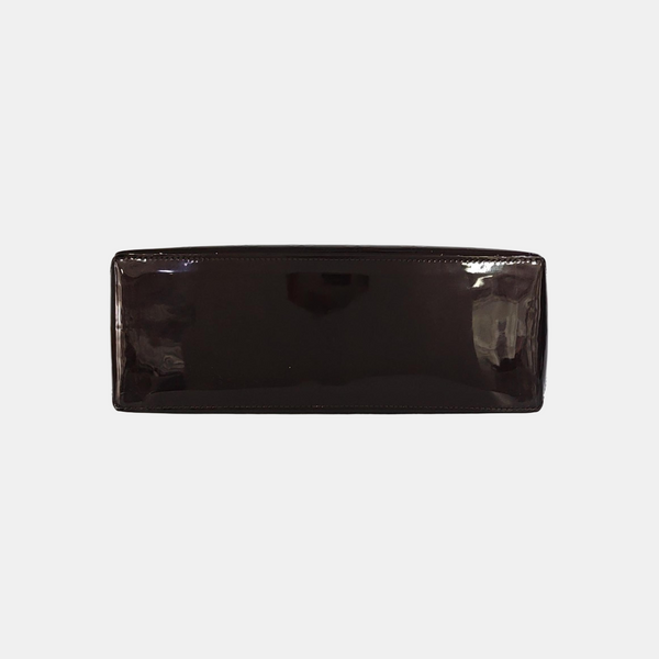 WILSHIRE MM Monogram Patent Leather Red