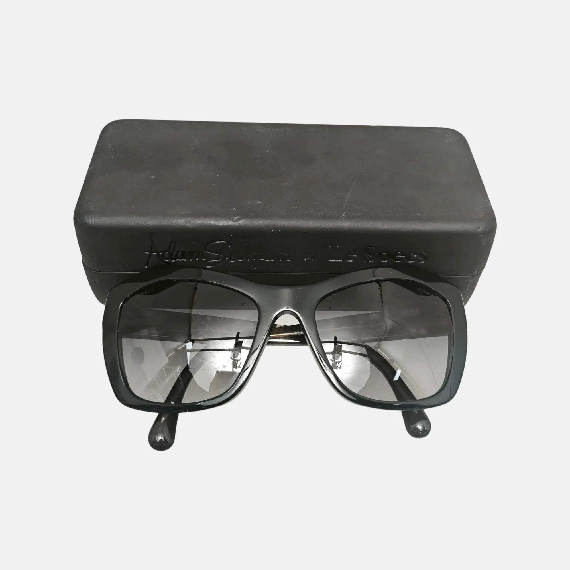 Black Synthetic Sunglasses