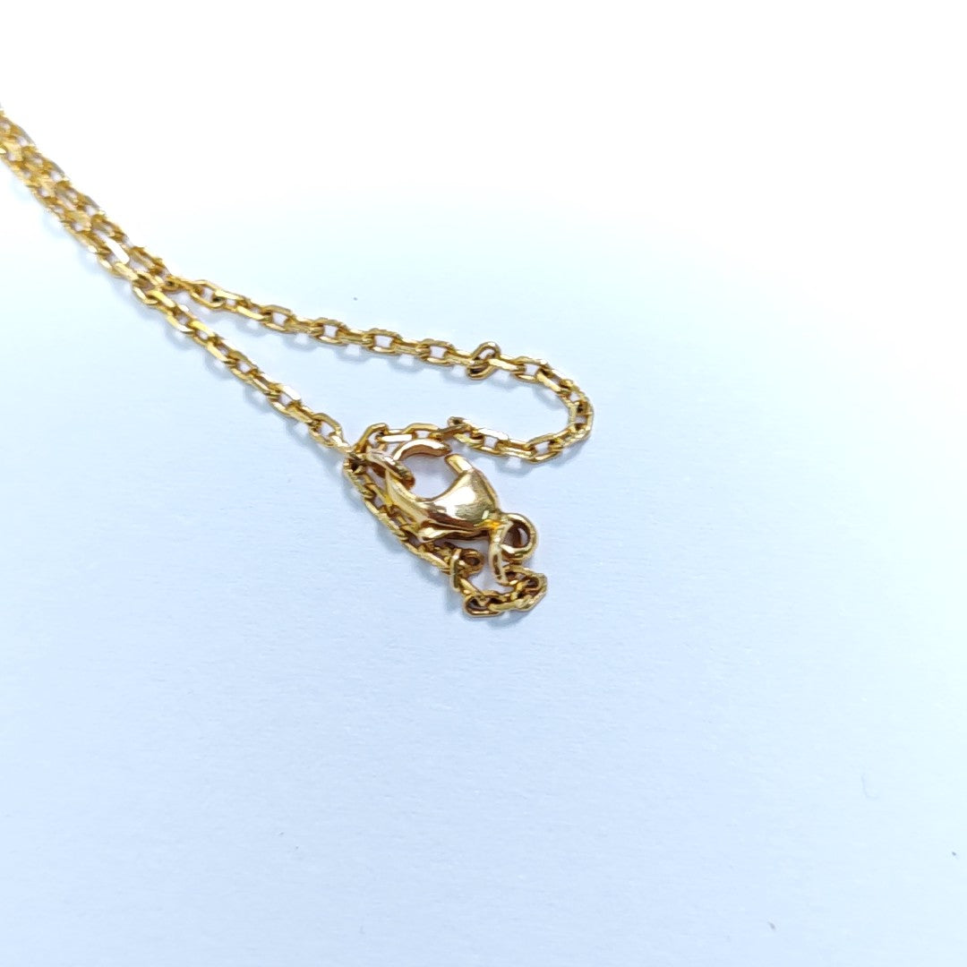 Pop H Metal Gold Necklace