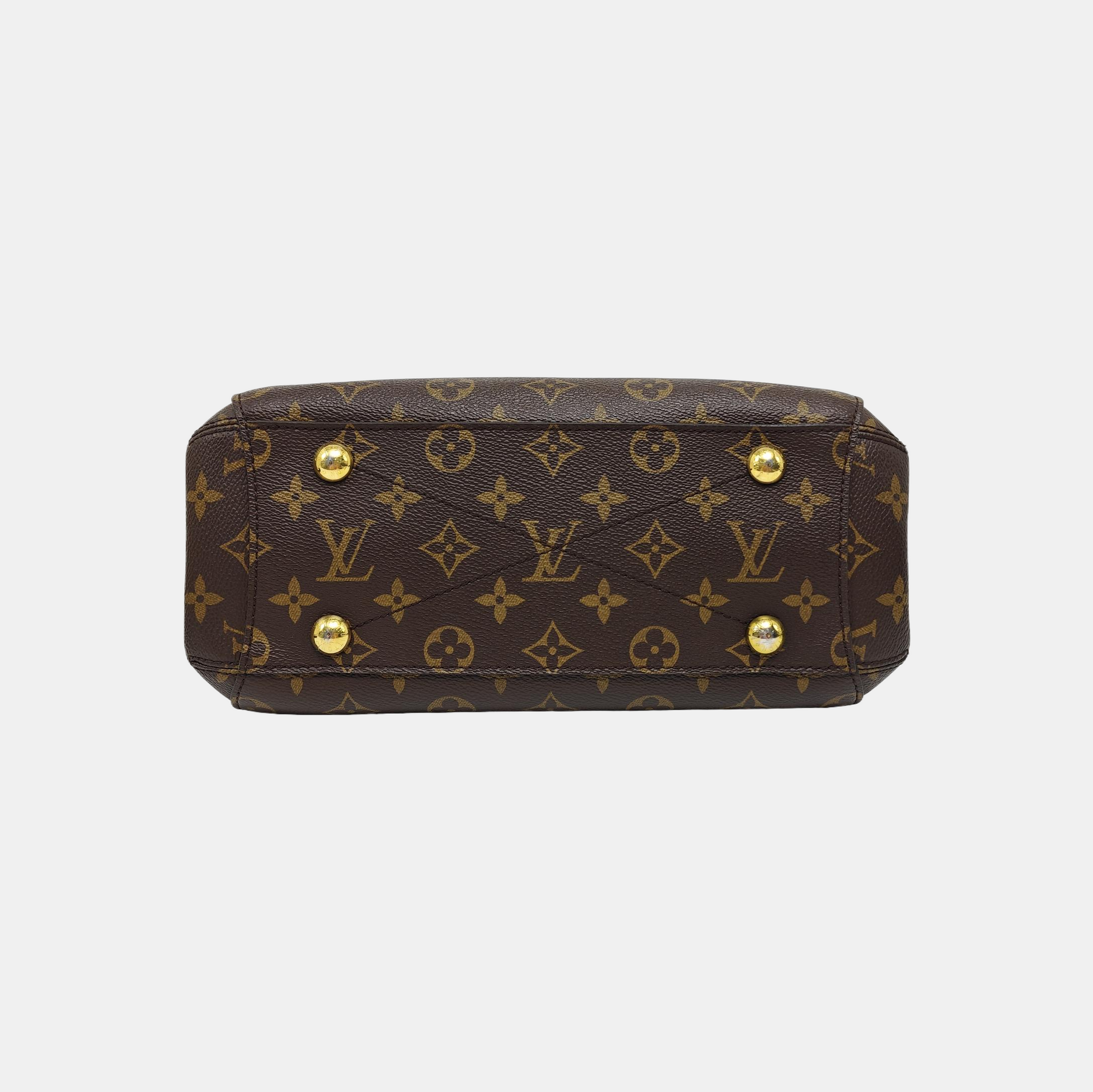 MONTAIGNE BB Monogram Coated Canvas Brown