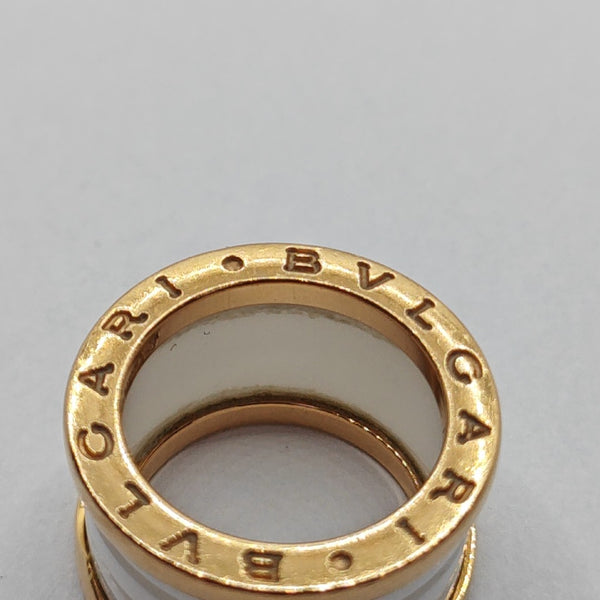 Anillo B.ZERO1 de oro rosa de 18k UE 47